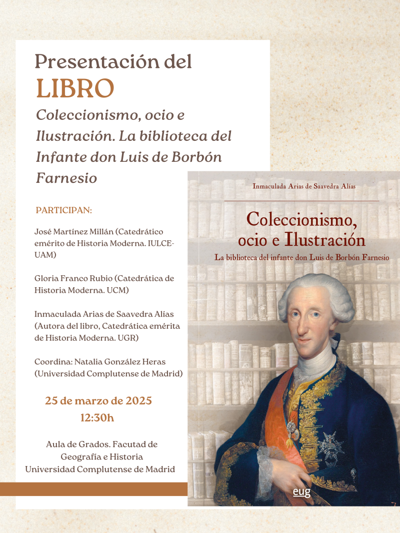 libro Coleccionismo, ocio e ilustración cartel presentacion libro